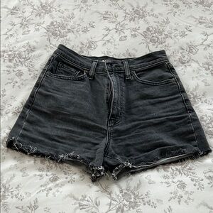 Levi's Dark Gray Jean Shorts